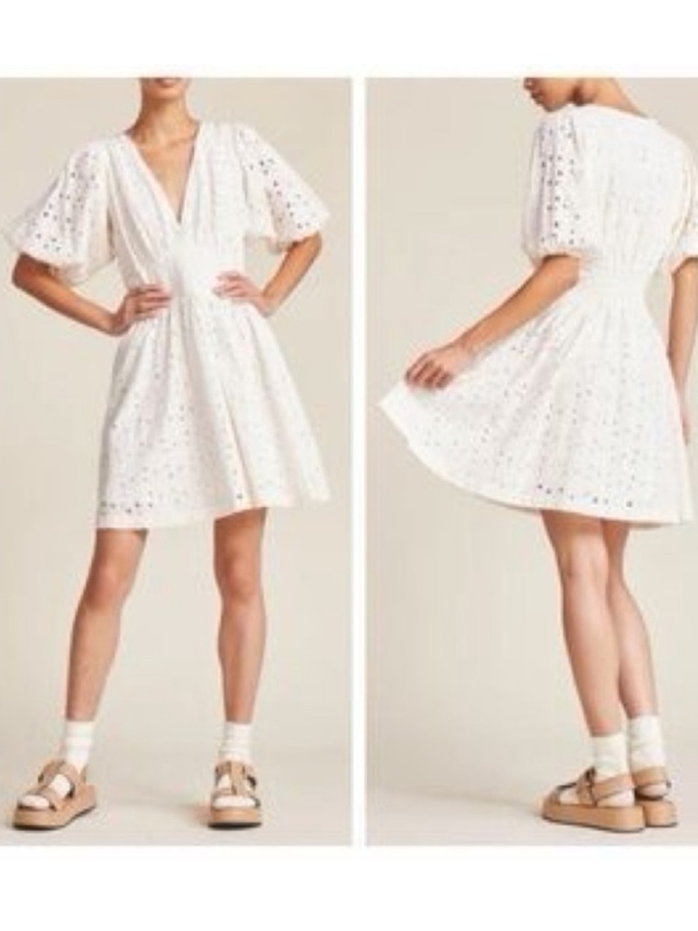Trovata Birds of Paradis Gia Eyelet Dress